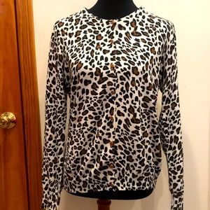 AVA PAIGE Button down cardigan sweater size L